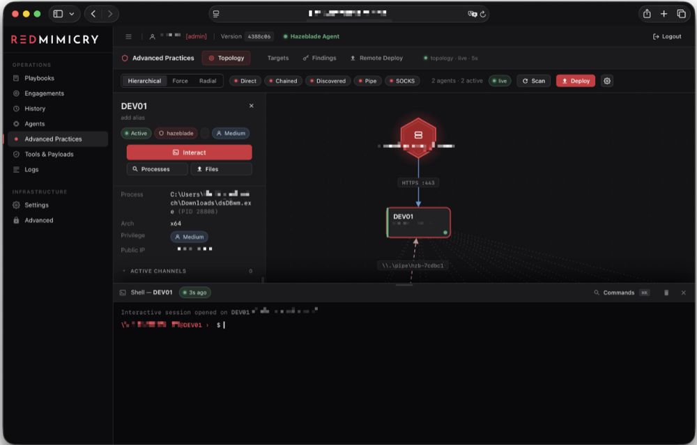Interactive operator control